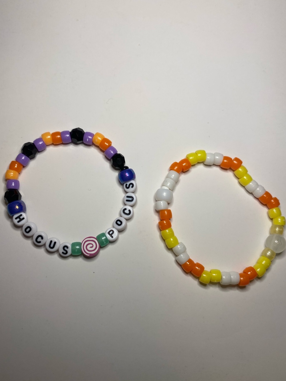 Hocus Pocus Halloween Kandi Bracelets Set